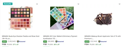 Image of MINARA makeup product Starting@ 168