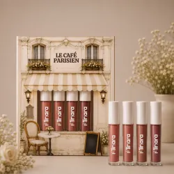 MINARA Matte Liquid Lipstick Pack of 4 - Nudes (Nude, 6 ml)