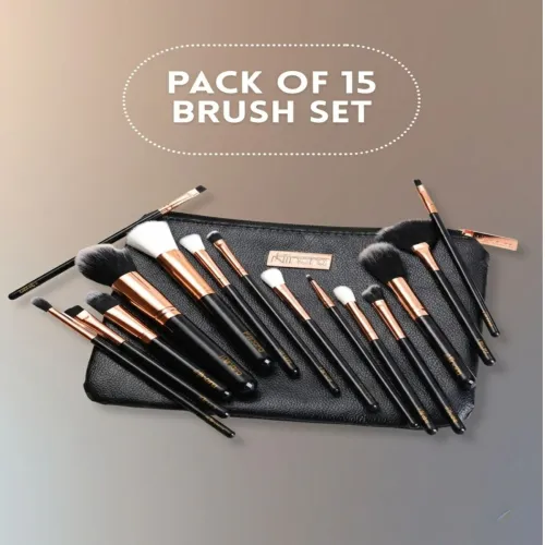 Image of MINARA Set Of 15 Makeup Brush 