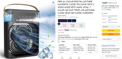 Mini Air Cooler Portable USB Personal Cooler