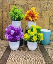 Mini Artificial Bonsai Plants (Set 4)