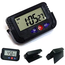 Mini Digital LCD Table Desk Calendar Timer Stopwatch