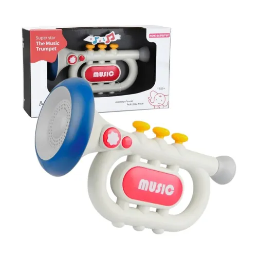 Image of Mini Explorer Interactive Kids Trumpet Toy 