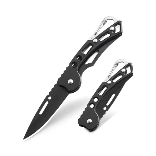 Image of Mini Folding Knife with Keychain Ring 