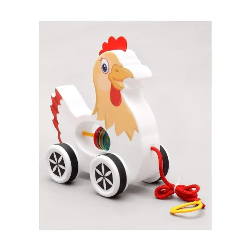 Image of Mini Steps Pull Along Chicken Toy 