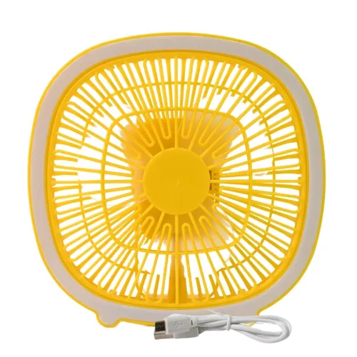Image of Mini USB Desk Fan with LED