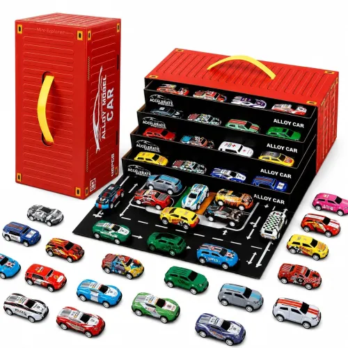 Image of MiniExplorer 48 Pcs Cars Set Kids