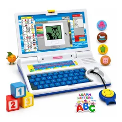 MiniExplorer Educational Computer Laptop Toy for Kids with Mouse |Toys for 2 - 5 Years Old Boys Girls| Learning Activity Alphabet, Letter, Words, Games & Music, Mathematics Logical Memory To...