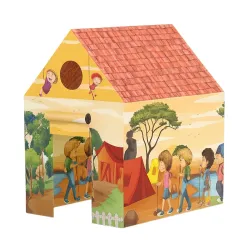 MiniExplorer Jungle Trip Themed Play Tent House for Kids Toys for 2 3 5 6 to 8 Years Old Girls Boys|Water Repellent Big Size