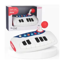 MiniExplorer Kids Piano Keyboard with Microphone for Toddlers & Children