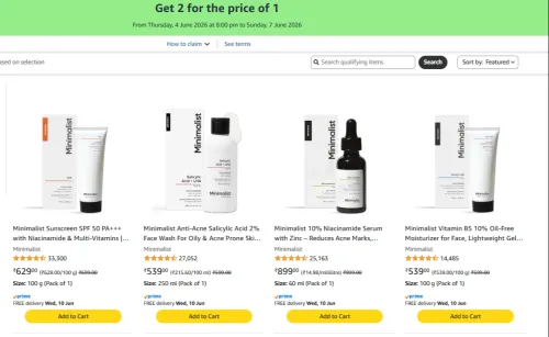 Image of Minimalist Beauty Products Buy1 Get1 Free 
