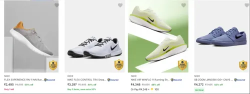 Image of Minimum 45% Off on Nike Men’s Sports Shoes