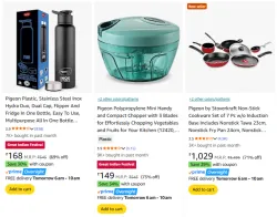 Minimum 60% Off on Pigeon Home & Kitchen Accessorie + Coupon
