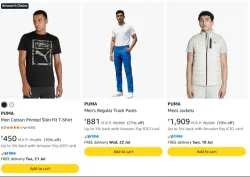 Minimum 70% OFF on Puma Clothing