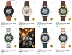 Minimum 70% off On Earnshaw Automatic Watches 