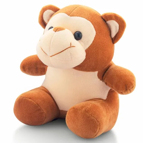 Image of MiniSteps Monkey Stuffed Animal Plush Toy for Kids - Ultra-Soft, Cuddly, Non-Toxic, Machine Washable for Babies & Toddle