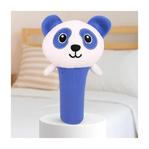 Image of Mini Steps Panda Rattle Plush Toy for Babies