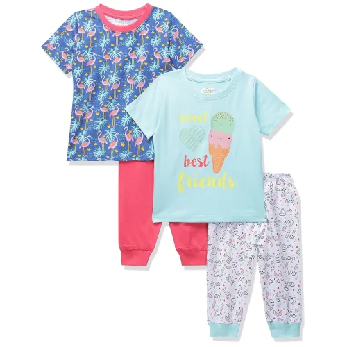 Image of MINITATU Baby-Girls Cotton Clothing Set 