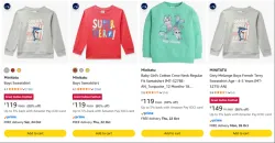 Minitatu Kids Sweatshirt starting at ₹119