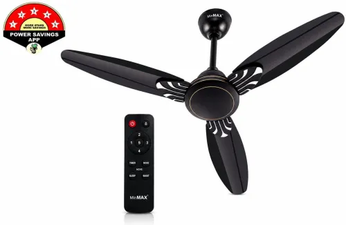 Image of MinMAX 48 Inch BLDC Ceiling Fan Remote Controlled with 24 Months Warranty