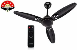 MinMAX 48 Inch BLDC Ceiling Fan | Remote Controlled | 5 Star Rated | SMOKE BROWN with 24 Months Warranty BLDC Motor, BLDC Motor with Remote, Remote Controlled, Ultra High Speed 1200 mm Ceili...