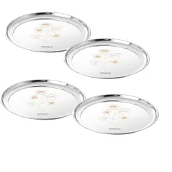 Mintage Stainless Steel Rajbhog Thali (SO4)