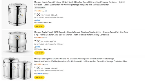 Image of Mintage Storage Containers starting at ₹100