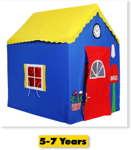 Image of Mintorsi Jumbo Size my house play Tent House For Kids (Blue)