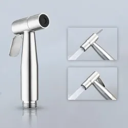 MIORAH MIORAH SS 304 Jet Spray Gun for Toilet | Hand Shower for Bathroom | Health Faucet with High Pressure Spray | Durable Stainless Steel