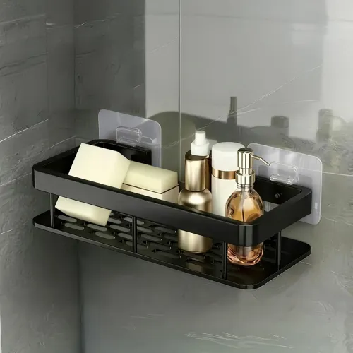 Image of MIORAH No Drill Bathroom Shelf