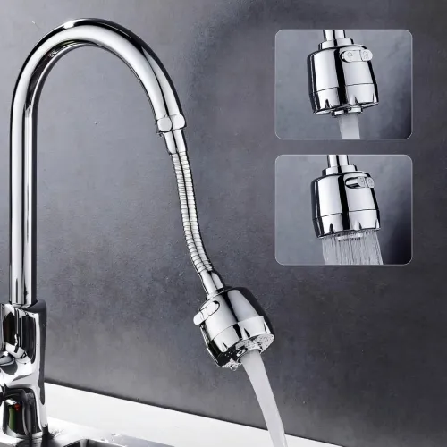 Image of MIORAH Kitchen Tap Extender – 360° Rotating Faucet Extension