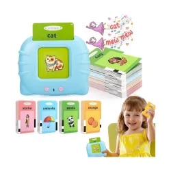 Mira Farmcraft 112 PCS Flash Cards for Kids English Words Preschool Reading Early Talking Toy (Multicolor)
