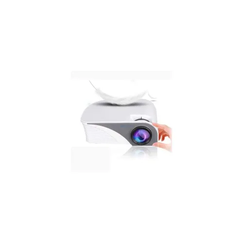 Image of Miracle Digital 1200 Lumens Portable Mini LED Projector with US Plug and Remote Controller (White)