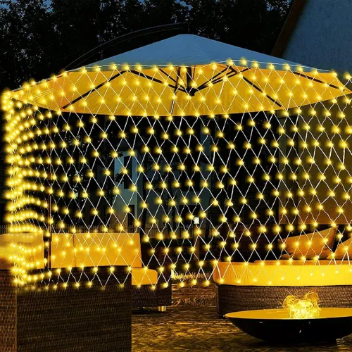 Image of MIRADH Led Net Mesh String Lights - Diwali Lights for Decoration for Home Diwali Lights for Home Decoration led Lights f