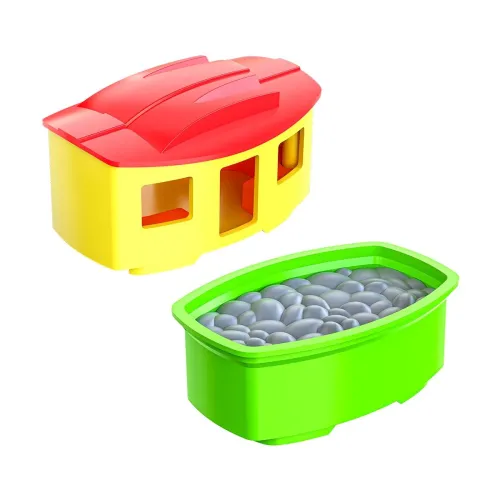 Image of Mirana Block Rider Train Bogies Set 2pcs