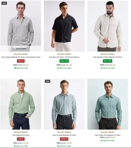 Image of MISCHIEF MONKEY Men's Clothing up to 90% Discount