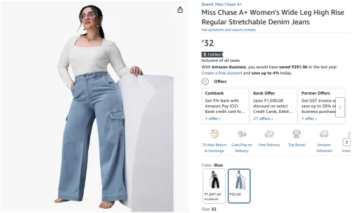 Image of Miss Chase A+ Women's Denim Jeans