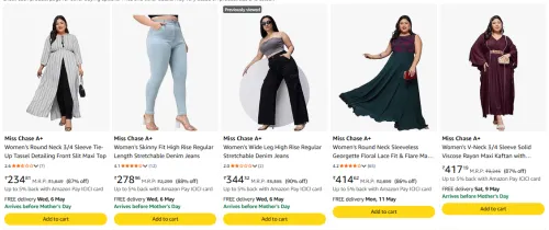 Image of Miss Chase Women's Fashion upto 70% discount 