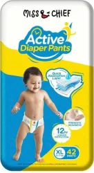 Miss & Chief Active Diaper Pants - XL (42 Pieces)