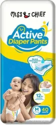 Miss & Chief Active Diaper Pants - M (40 Pieces)