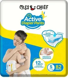 Miss & Chief Active Diaper Pants - S (82 Pieces)