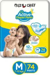 Miss & Chief Active Diaper Pants - M (74 Pieces)