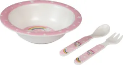 Miss & Chief Baby Feeding Utensil Set with Bowl 