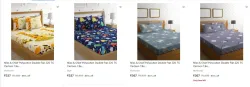 Miss Chief Bedsheets upto 86% Discount