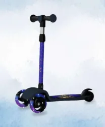 Miss & Chief Bolt - 3 Wheel Scooter for Kids, Lightweight|Foldable & Adjustable Height (Black