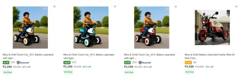 Image of Miss & Chief Electric Rideons at minimum 60% Discount