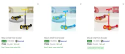Miss & Chief Kick Scooter Starting At @₹599
