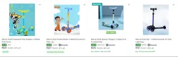Miss & Chief Kids Scooters upto 87% Discount