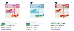 Miss & Chief Kids Scooters upto 88% Discount