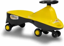 Miss & Chief Little Champ Magic Car � Kids Swing Car(Ages 2+)|Twister Ride-On|Pedal-Free Car Rideons & Wagons Non Battery Operated Ride On (Yellow)